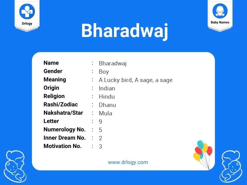Bharadwaj Name Meaning