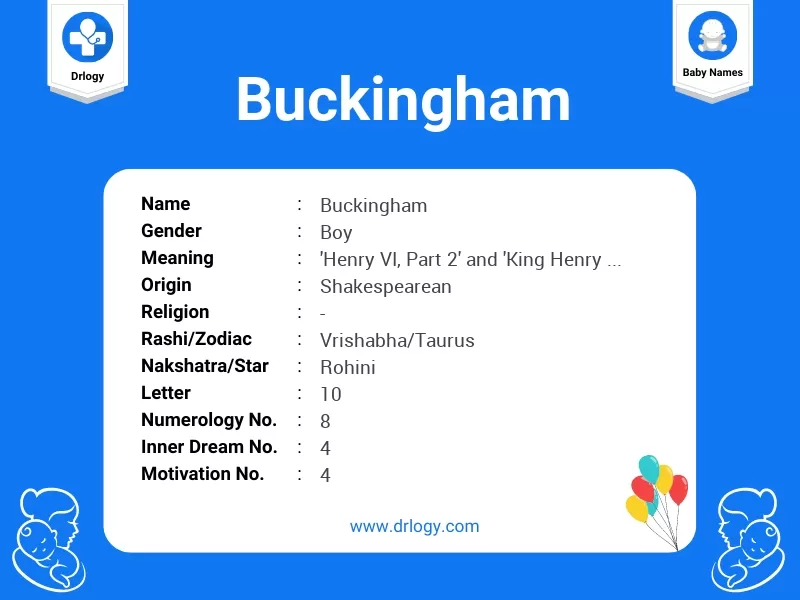 Buckingham Name Meaning