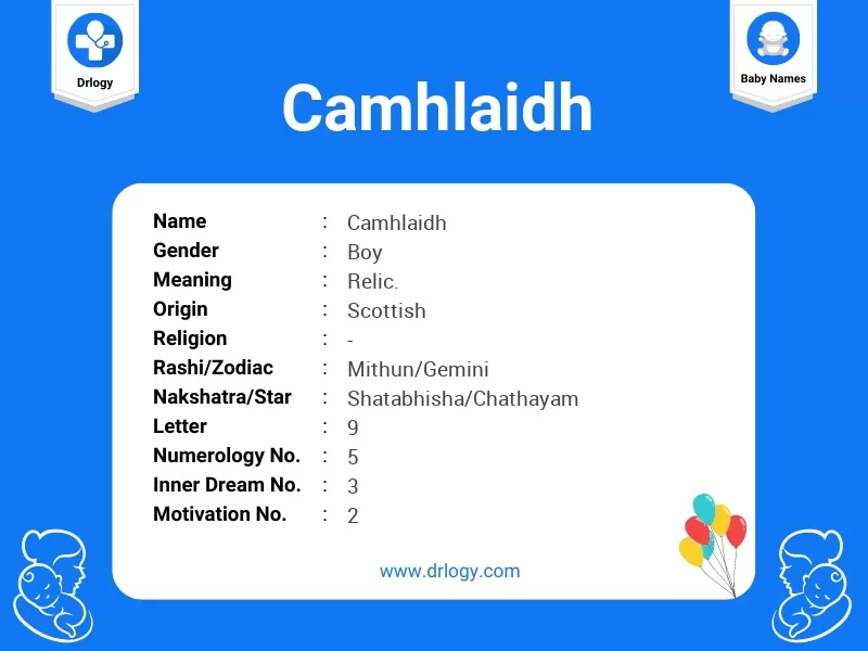 Camhlaidh Name Meaning