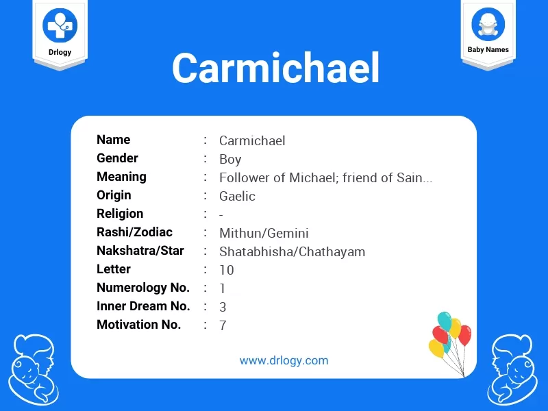 Carmichael Name Meaning