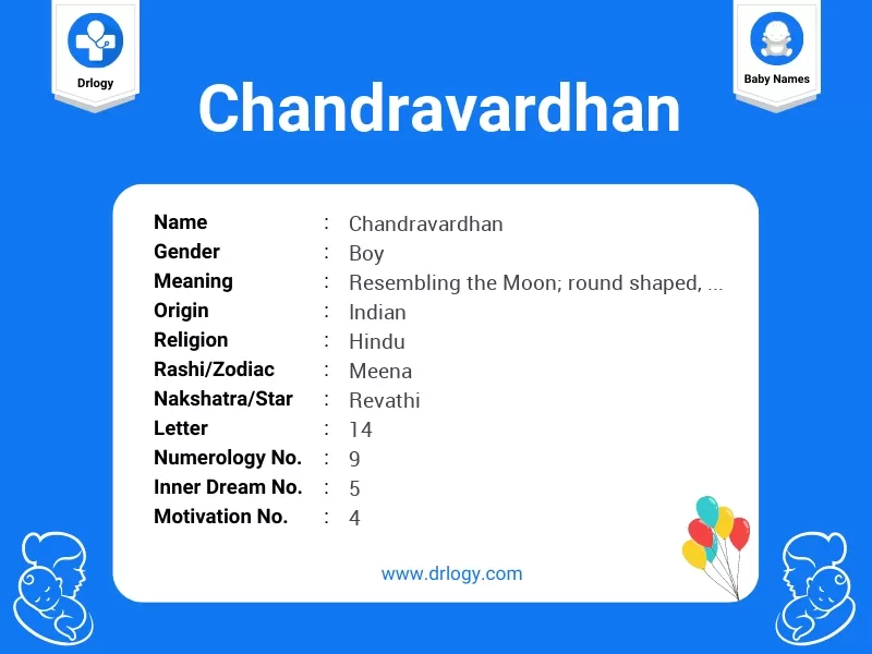 Chandravardhan Name Meaning