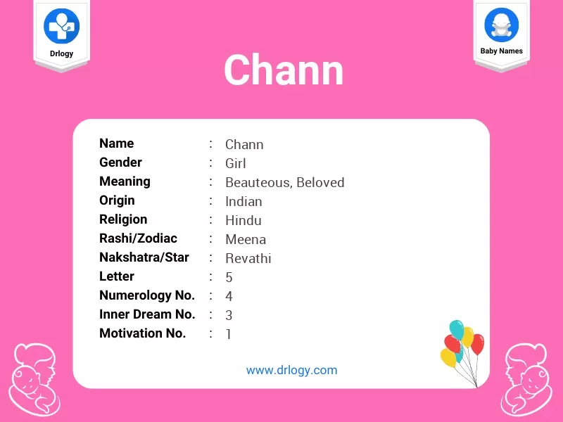 Chann Name Meaning