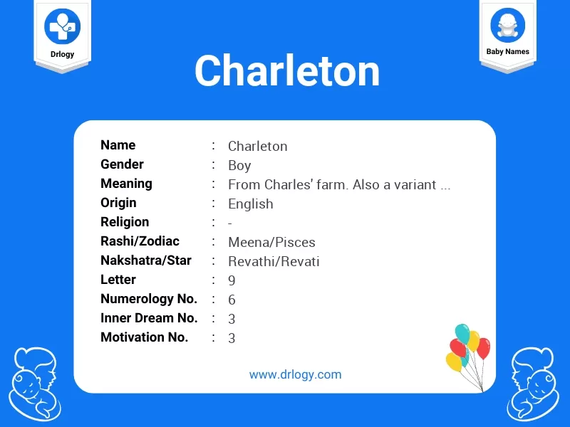 Charleton Name Meaning