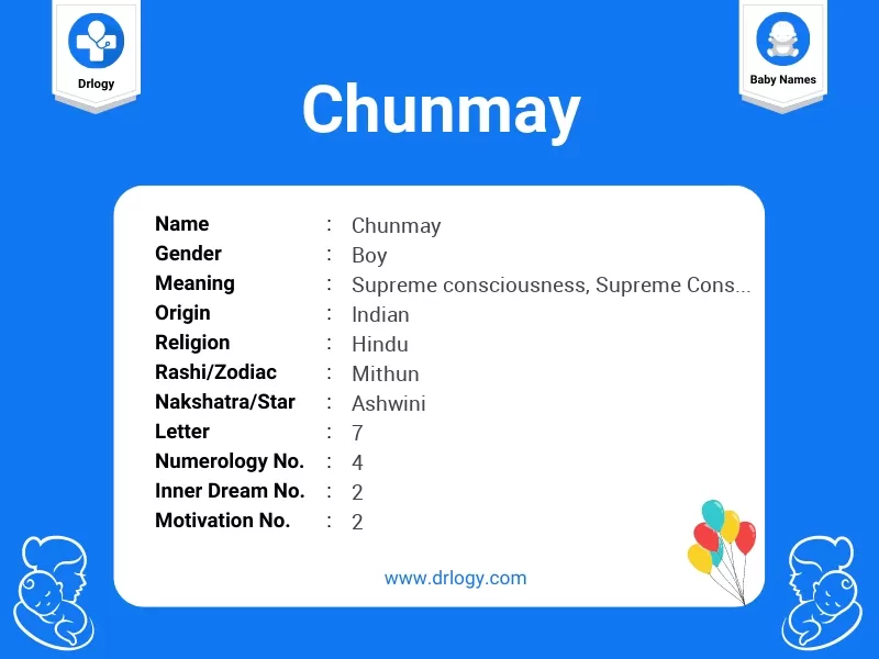 Chunmay Name Meaning