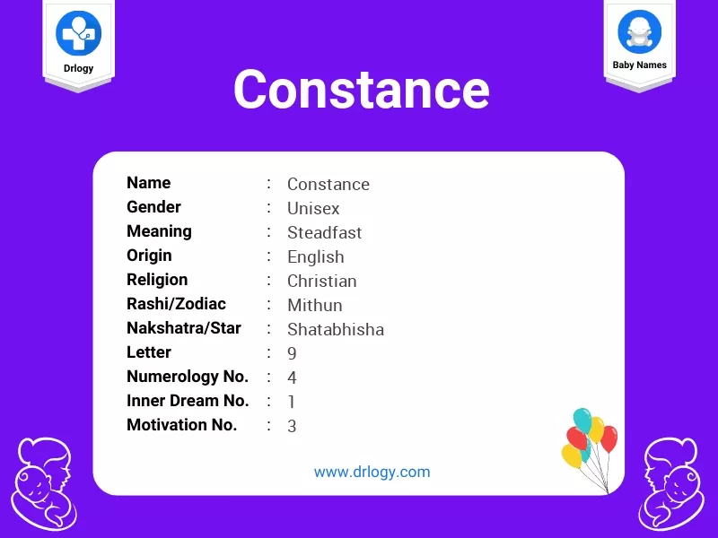 Constance Name Meaning