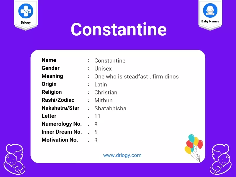 Constantine Name Meaning