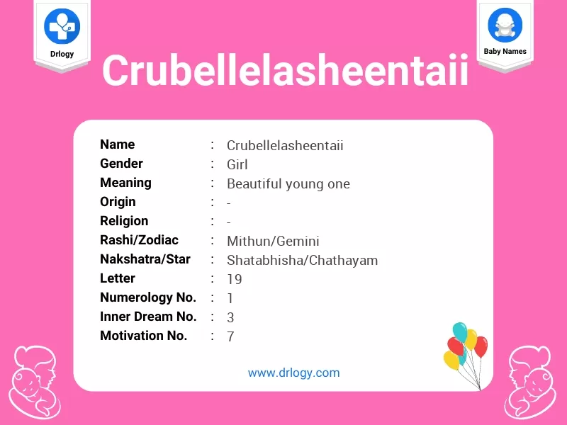 Crubellelasheentaii Name Meaning