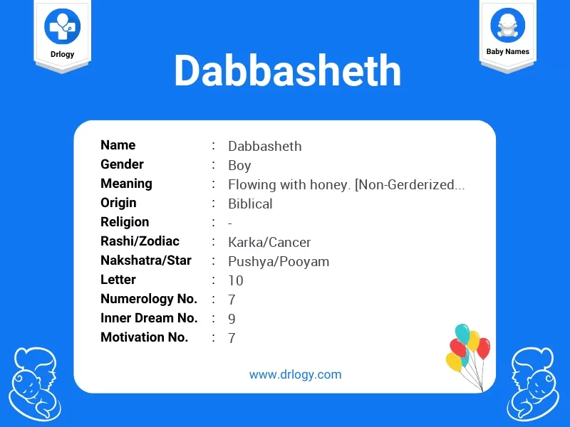 Dabbasheth Name Meaning