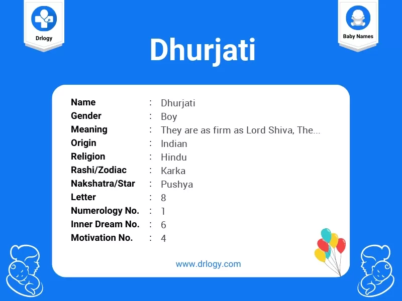 Dhurjati Name Meaning