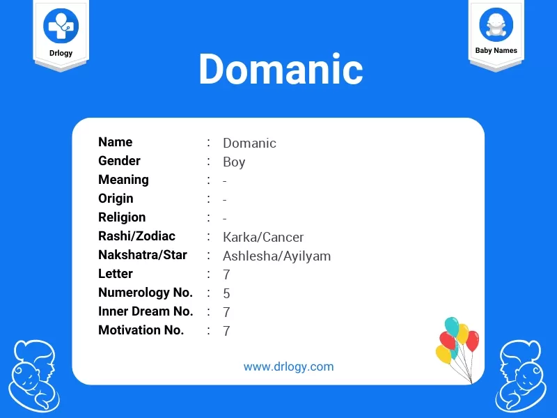 Domanic Name Meaning