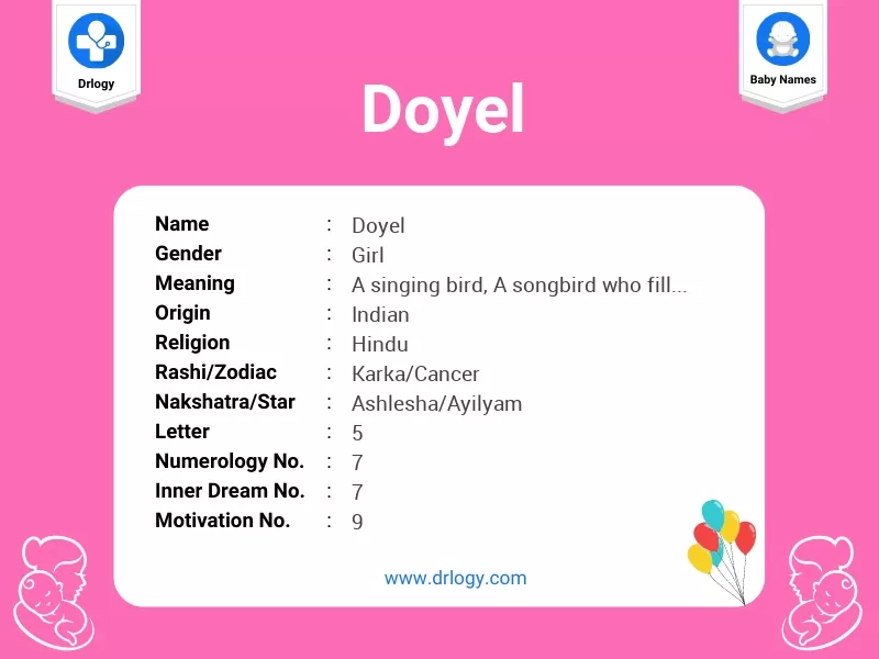 Doyel Name Meaning