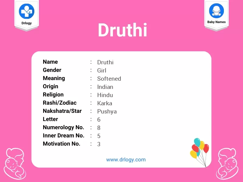 Druthi Name Meaning