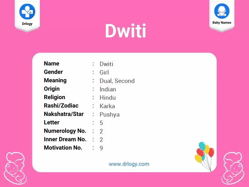 Dwiti Name Meaning