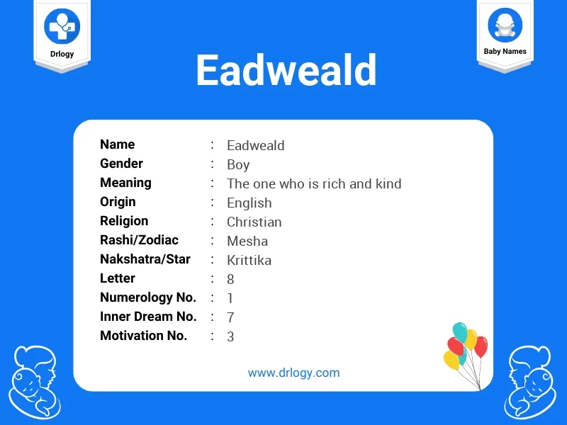 Eadweald Name Meaning