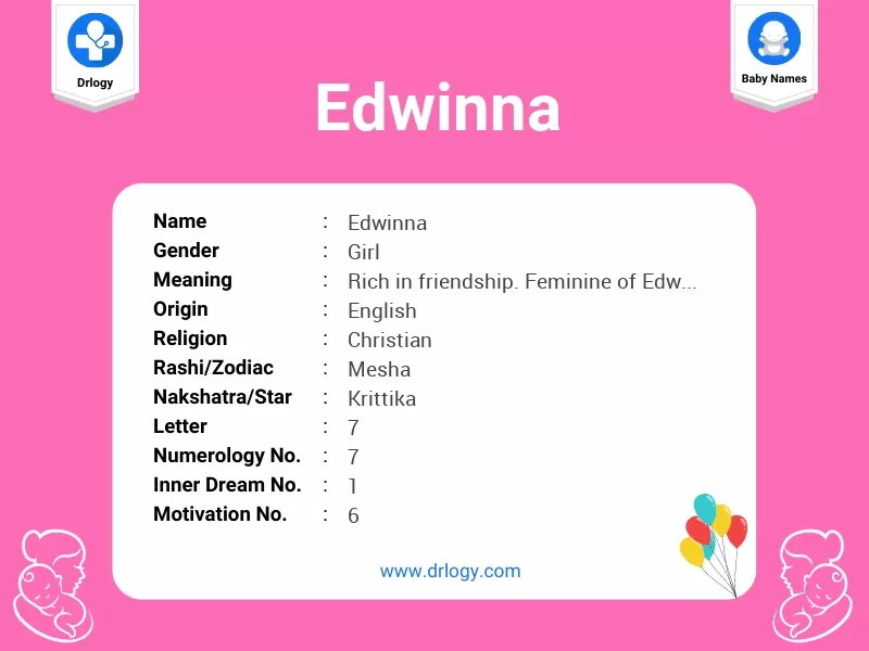 Edwinna Name Meaning