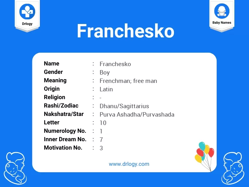 Franchesko Name Meaning