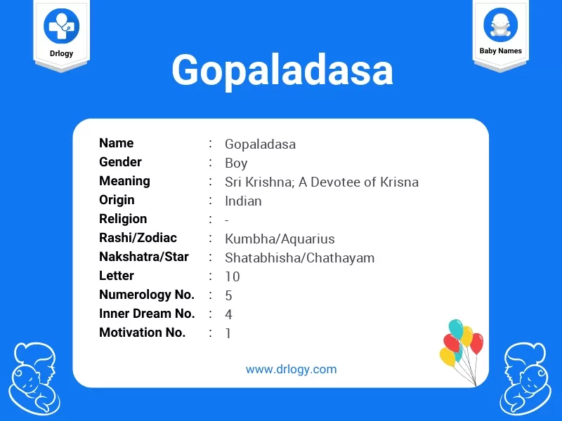 Gopaladasa Name Meaning