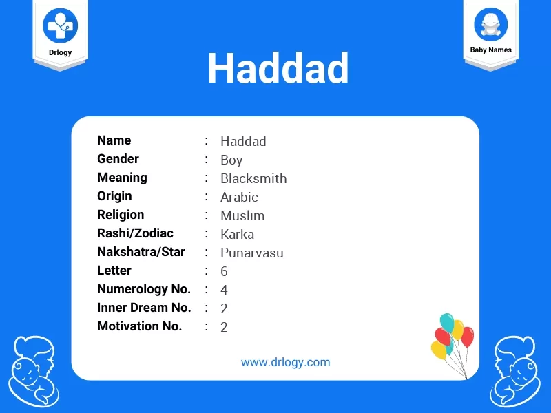 Haddad Name Meaning