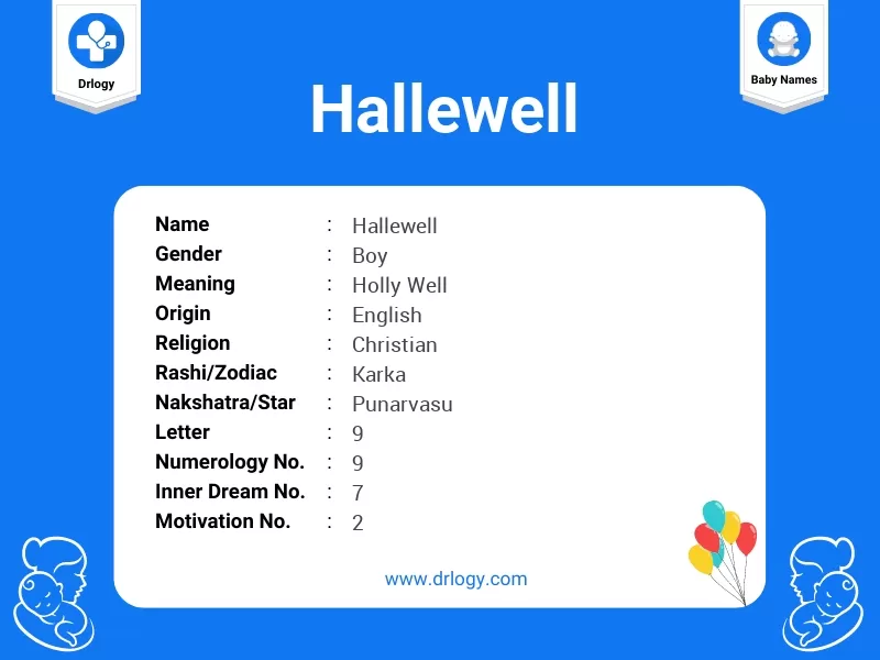 Hallewell Name Meaning