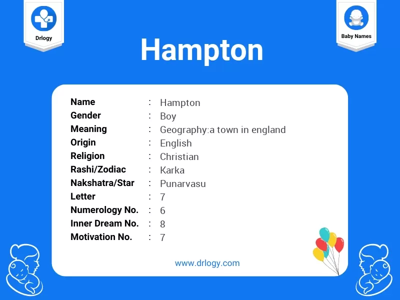 Hampton Name Meaning