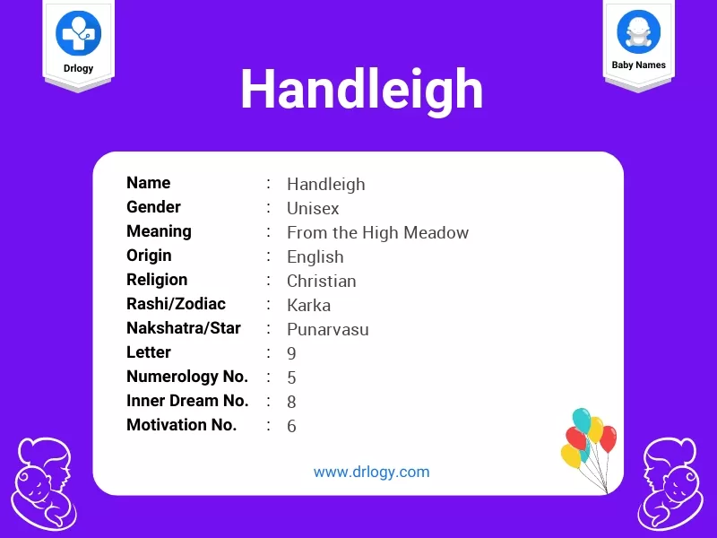 Handleigh Name Meaning