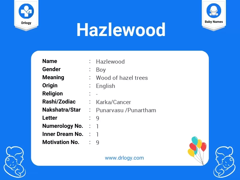 Hazlewood Name Meaning