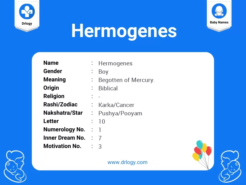 Hermogenes Name Meaning