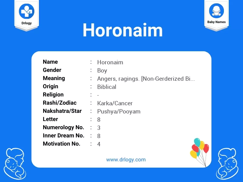 Horonaim Name Meaning