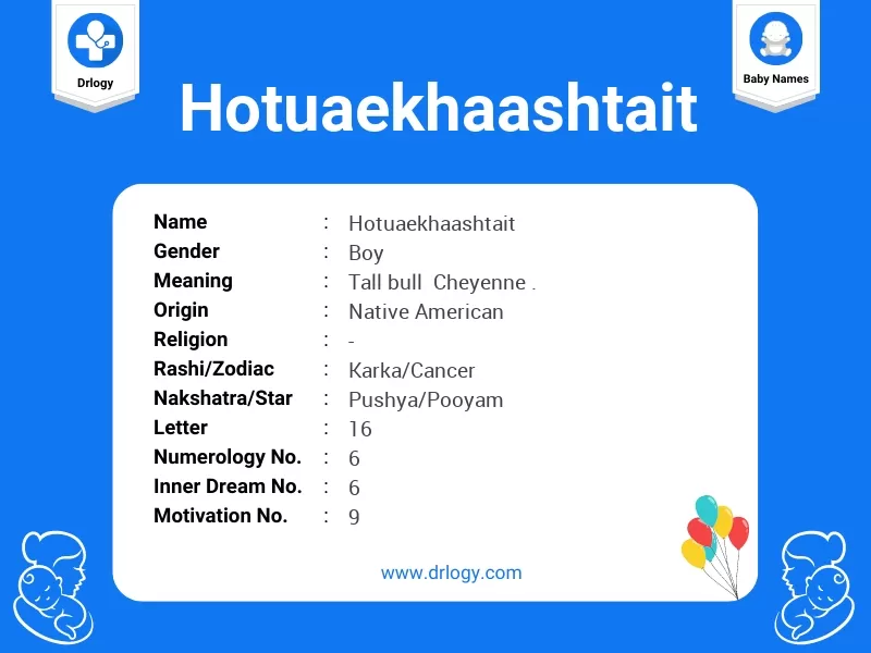 Hotuaekhaashtait Name Meaning