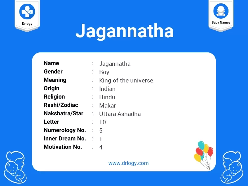 Jagannatha Name Meaning