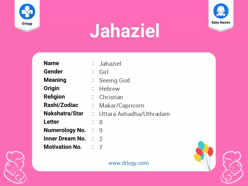 Jahaziel Name Meaning