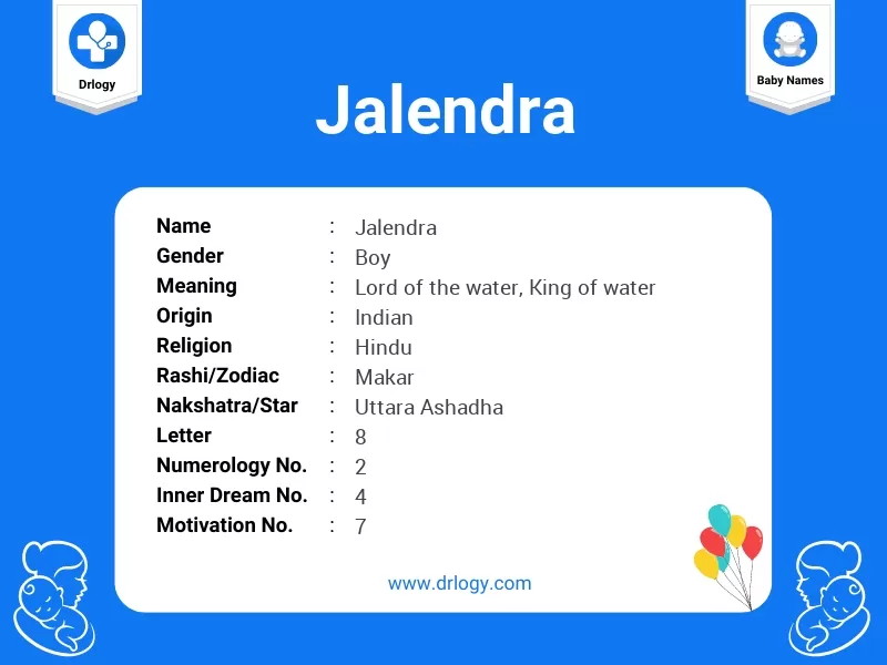 Jalendra Name Meaning