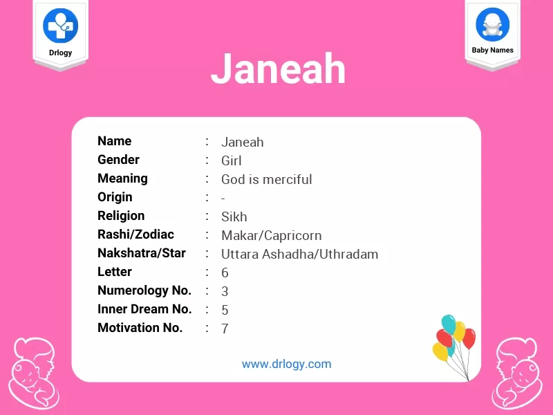 Janeah Name Meaning