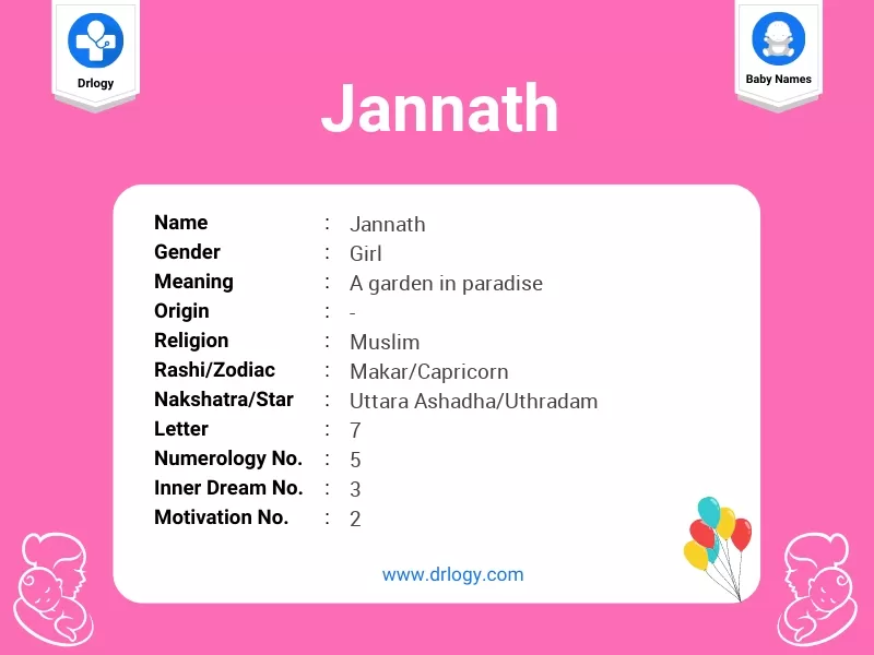 Jannath Name Meaning
