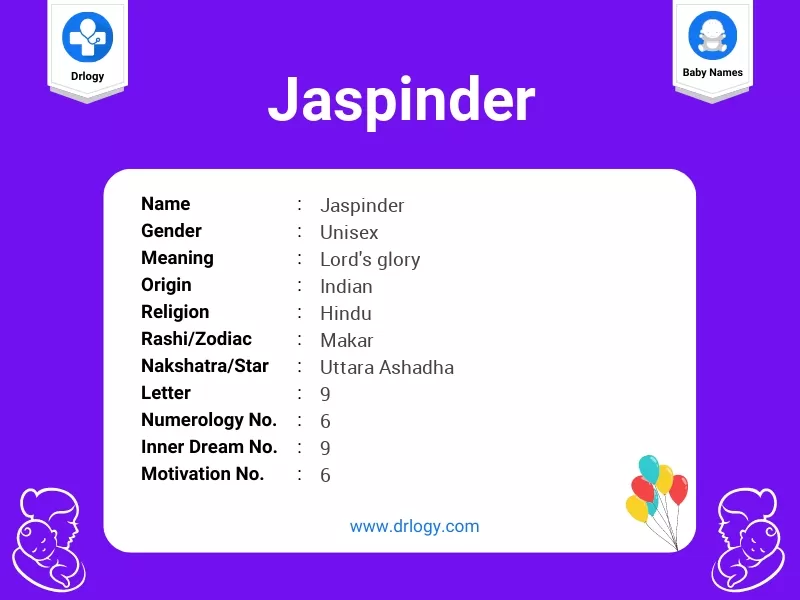 Jaspinder Name Meaning