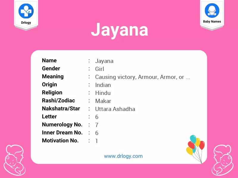 Jayana Name Meaning