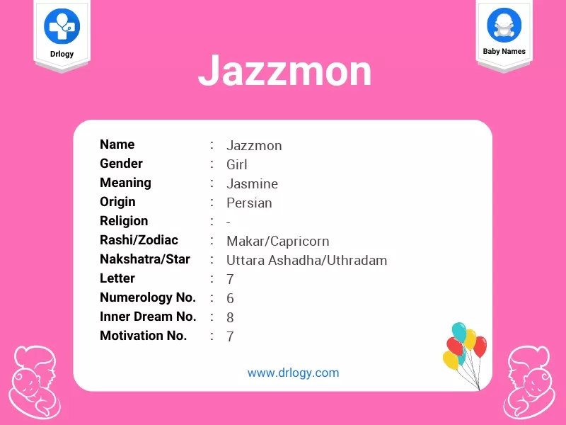 Jazzmon Name Meaning