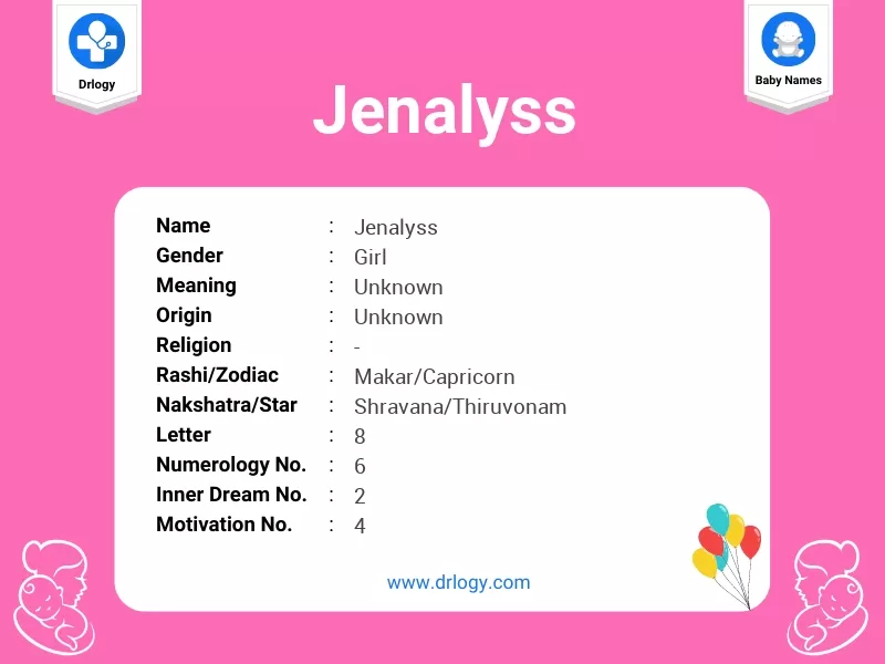Jenalyss Name Meaning
