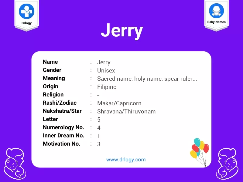 Jerry Name Meaning