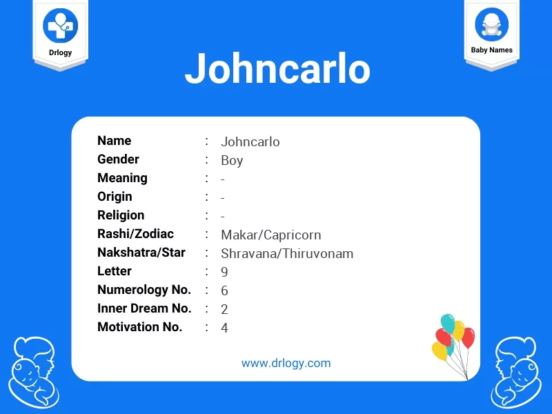 Johncarlo Name Meaning