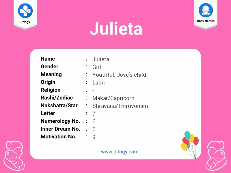 Julieta Name Meaning