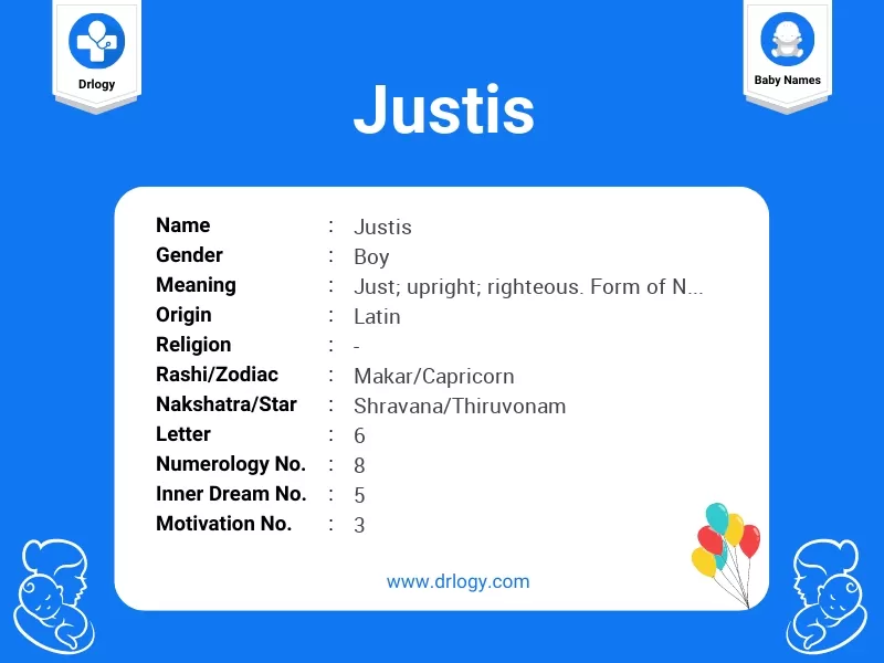 Justis Name Meaning