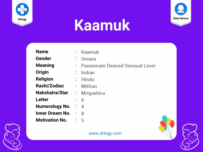 Kaamuk Name Meaning