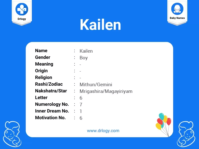 Kailen Name Meaning