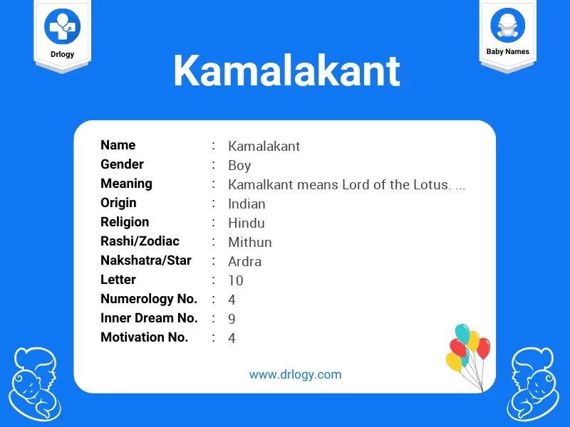Kamalakant Name Meaning