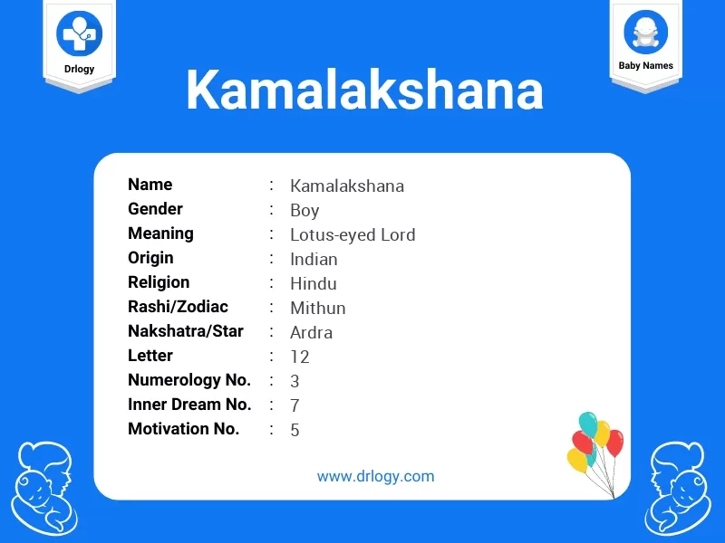 Kamalakshana Name Meaning