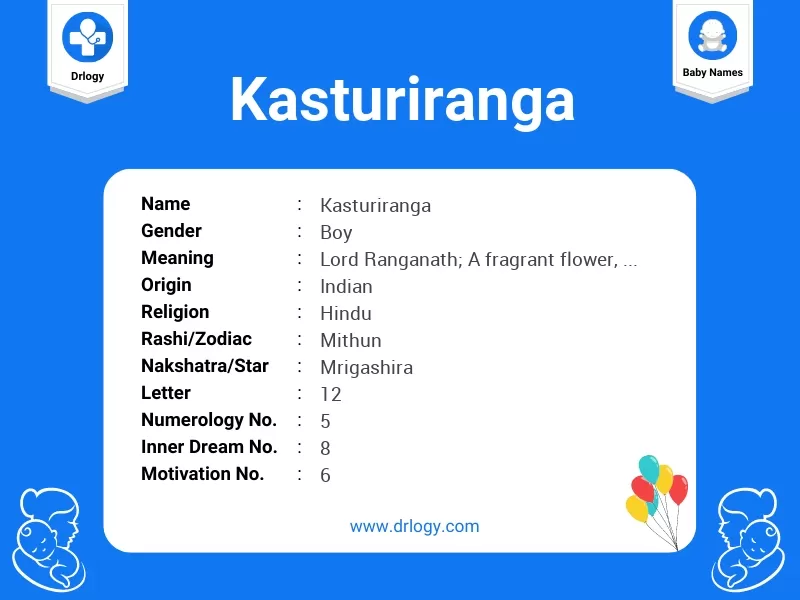 Kasturiranga Name Meaning