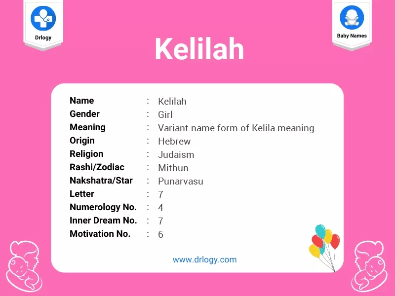 Kelilah Name Meaning