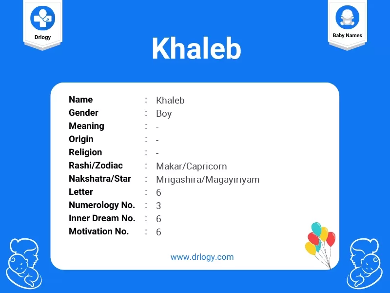 Khaleb Name Meaning