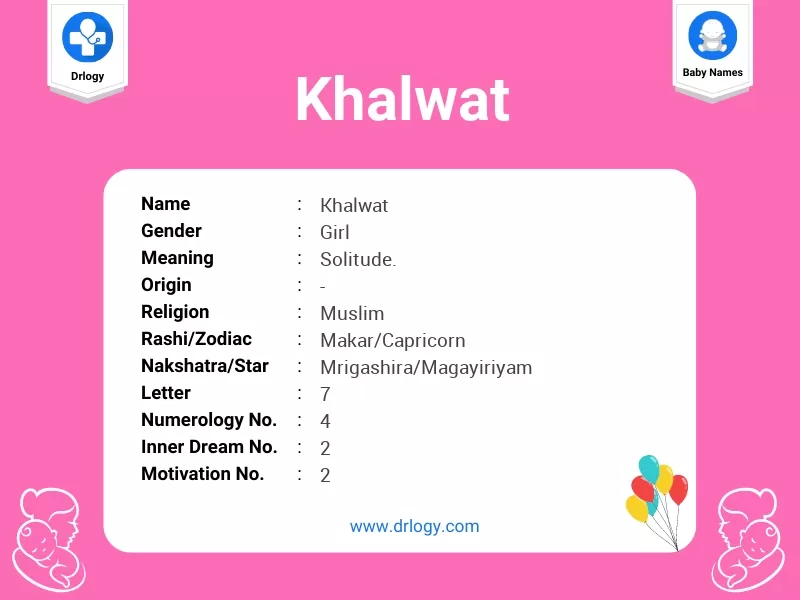 Khalwat Name Meaning